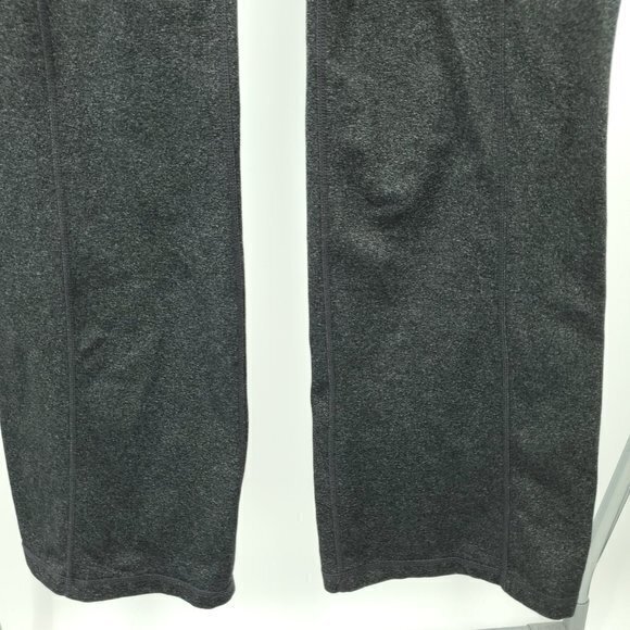 Prana Contour Chakras Flare Leggings/Yoga Pants L Charcoal Heather Gray - Picture 15 of 16